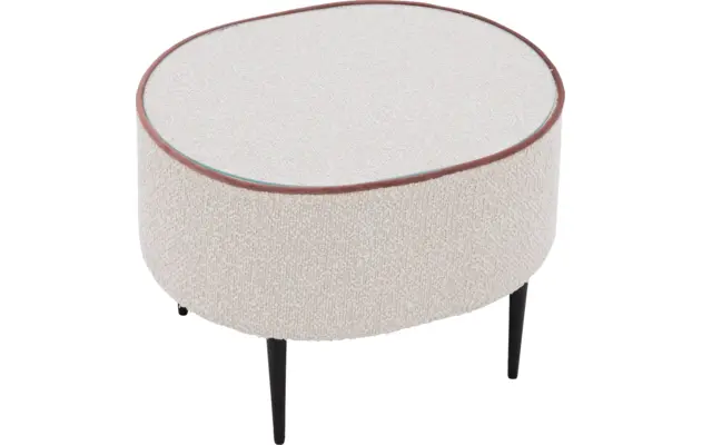 Goossens nachtkastje venus beige stof - 8250163-{merk}-proefmodel-proefmodel-03